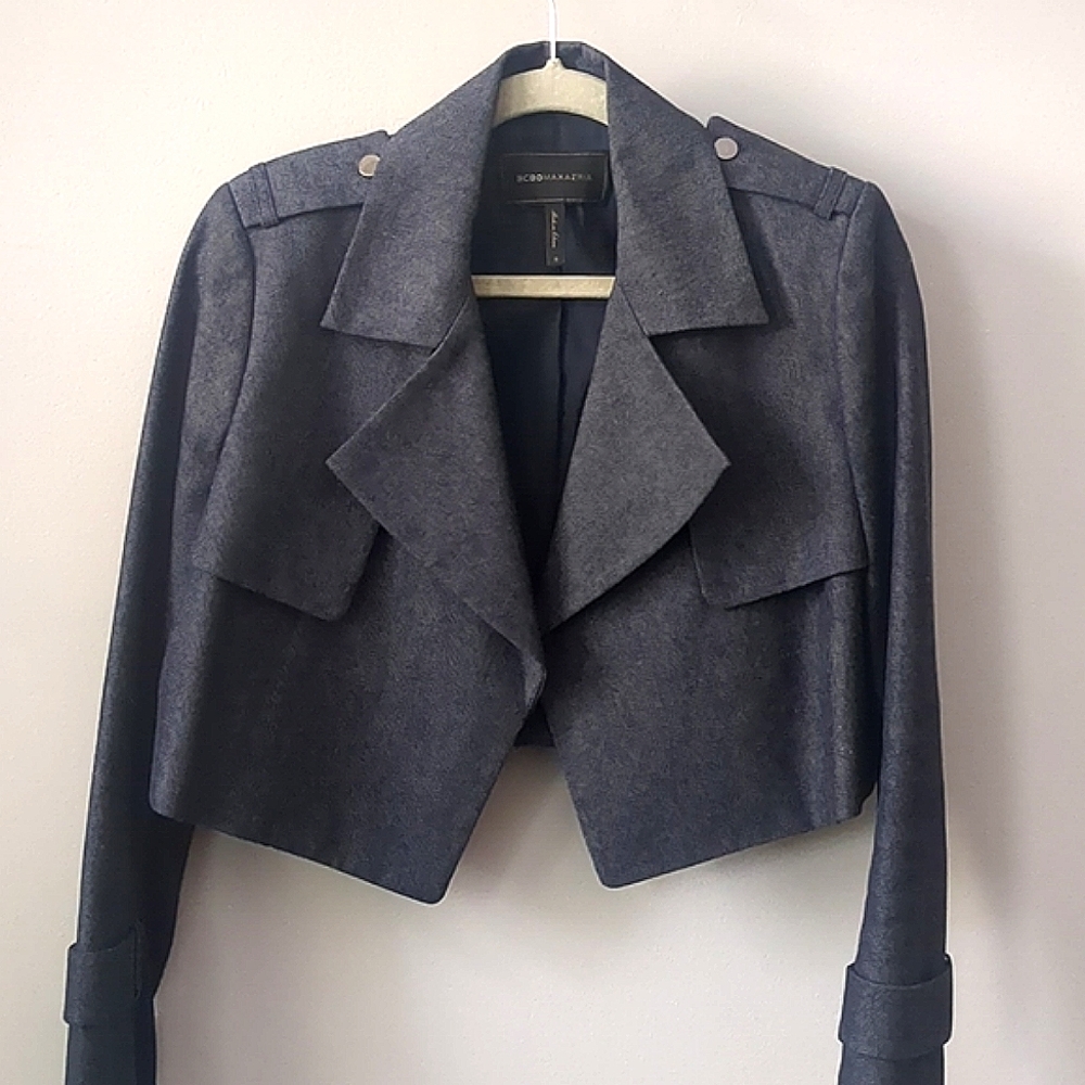 BCBG cropped jacket